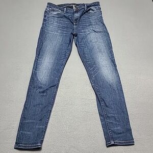 Lucky‎ Brand Ava Mid Rise Super Skinny Jeans Blue Wash Women's Size 12 31